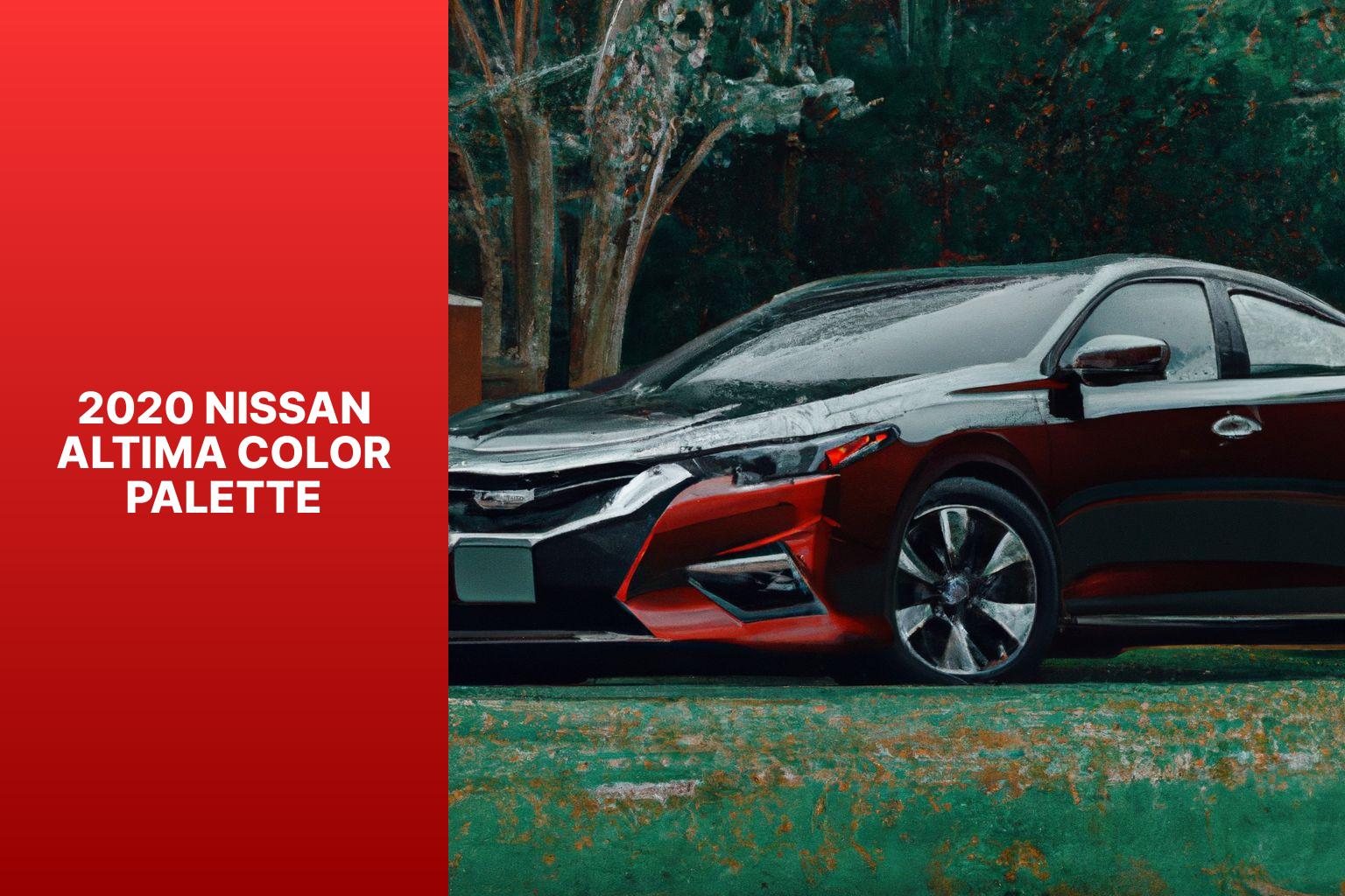 2020 Nissan Altima Color Palette - Expressing Style: 2020 Nissan Altima Color Options 