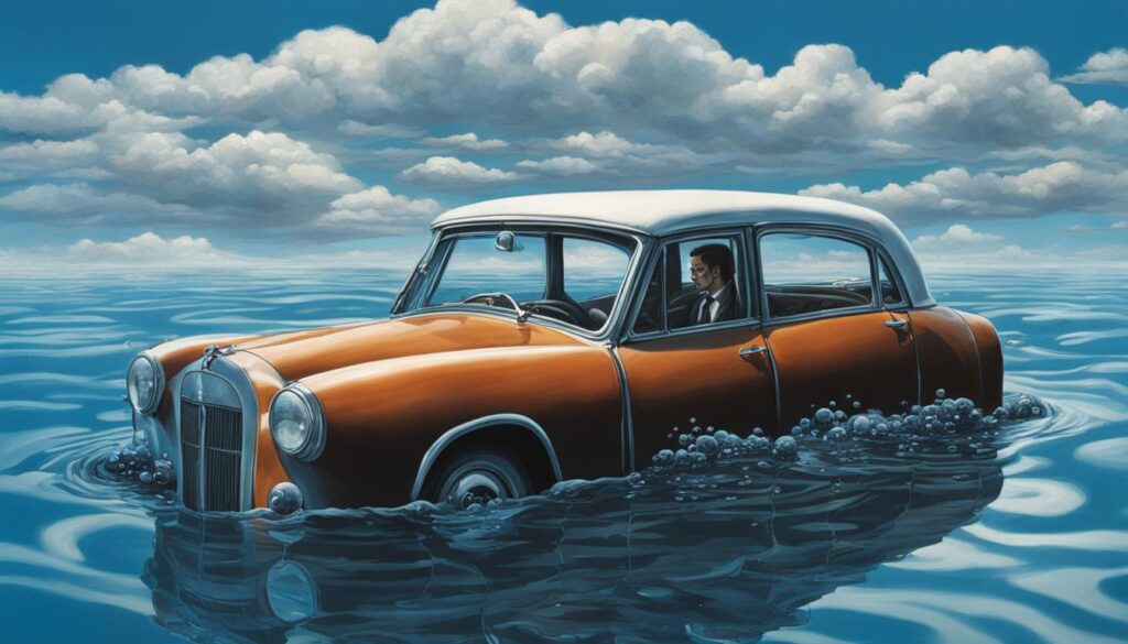 car underwater dream symbolism